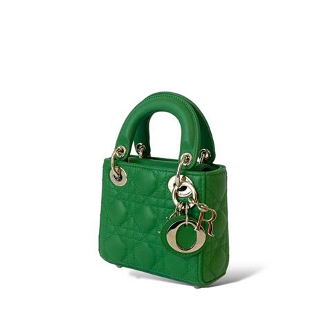 small lady dior green